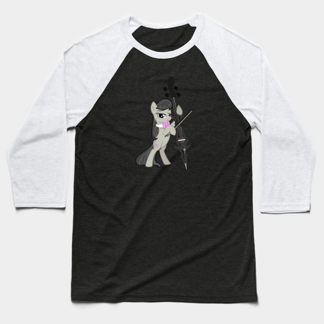 Octavia's Silent Yinfente Baseball T-Shirt by Brony Designs